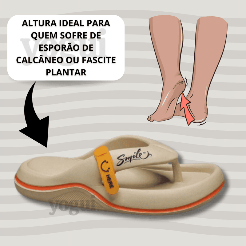 Chinelo Ortopédico Top Comfort Smile® + Brinde Exclusivo