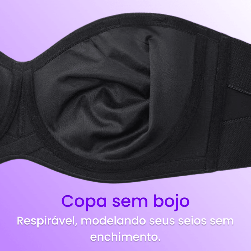 Sutiã Femme Comfort™ Premium - Suporte Máximo Sem Alças - (PAGUE 1 e LEVE 2)